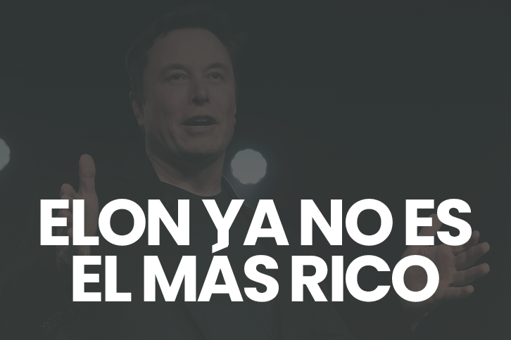 Elon Musk ya no es el más rico del mundo. Las acciones de Tesla han caído más de la mitad este año, disminuyendo el patrimonio neto de Musk.