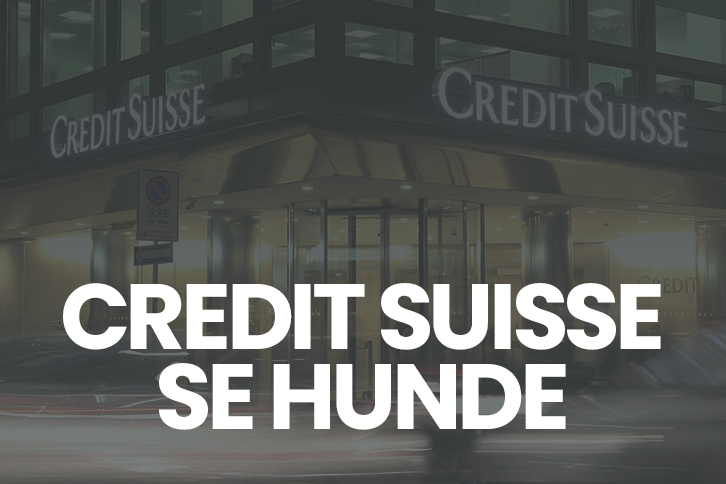 Credit Suisse ha pedido un rescate de 50.000 millones al banco central suizo tras el desplome en bolsa y el contagio en Europa del pánico bursátil causado por la caída del SVB.