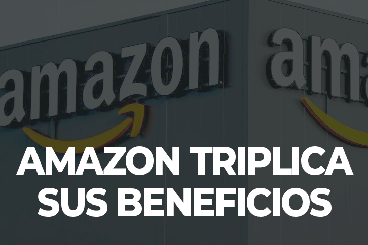 Los resultados de Amazon (NASDAQ:AMZN) han sido espectaculares: este trimestre ha triplicado con creces sus beneficios y ha aumentado sus ventas un 13%.