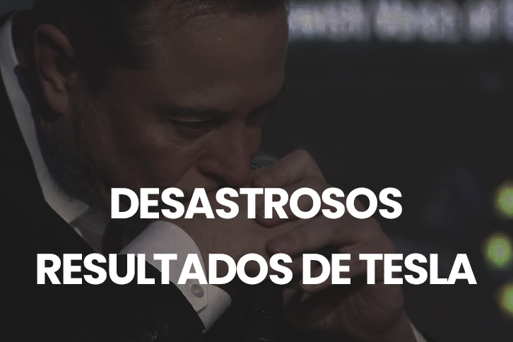 Sorprendente: Tesla ha presentado unos resultados desastrosos, con un desplome de su beneficio del 71%... sin embargo, se ha disparado.